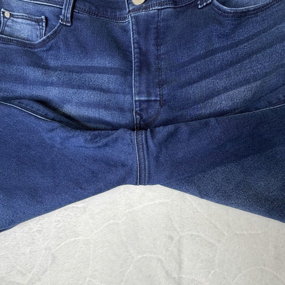 Angels Forever Young Jeans Women's 18W Dark Blue Denim 360 Sculpt Mini  Boot - Picture 12 of 16